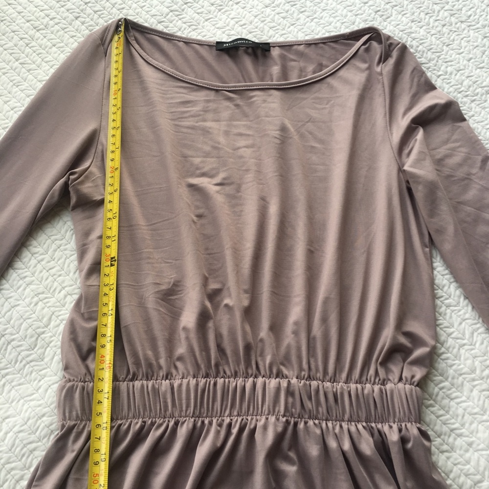 Silky Taupe Maxi Dress - Picture 4 of 8